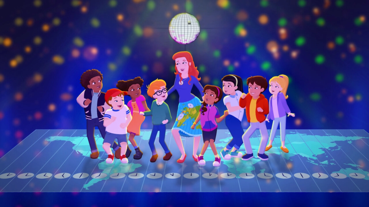 Chuyến xe khoa học kỳ thú: Các múi giờ (The Magic School Bus Rides Again In the Zone)